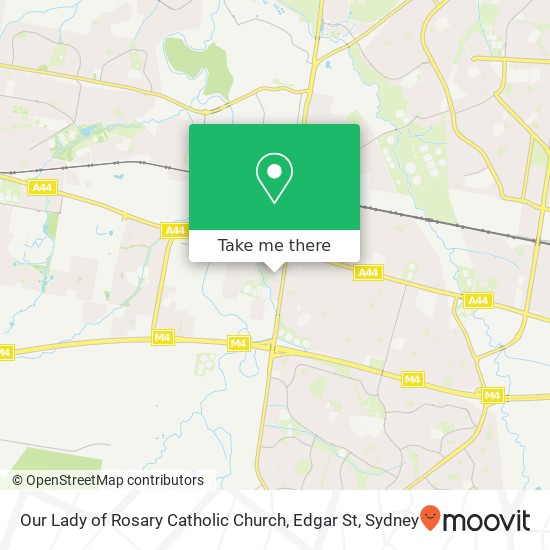 Our Lady of Rosary Catholic Church, Edgar St map