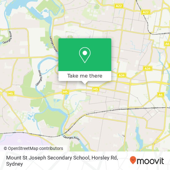 Mount St Joseph Secondary School, Horsley Rd map