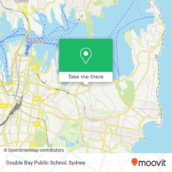 Double Bay Public School map