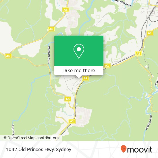 1042 Old Princes Hwy map