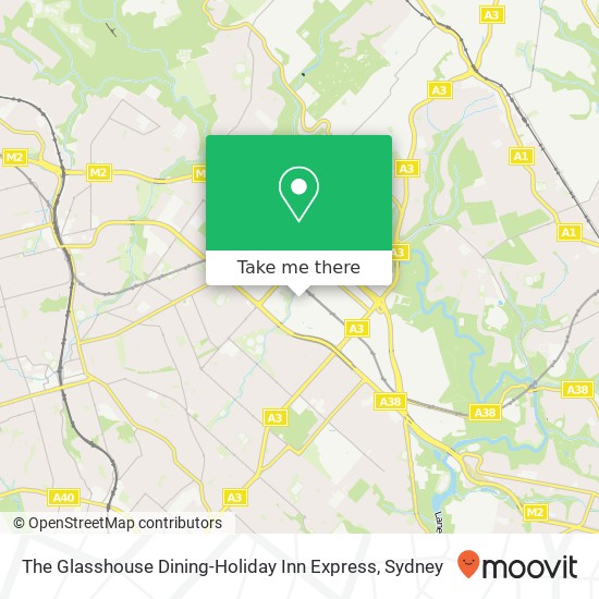 The Glasshouse Dining-Holiday Inn Express map