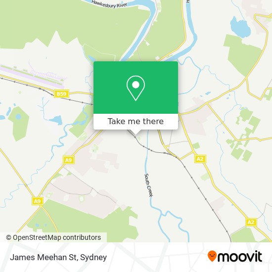 James Meehan St map