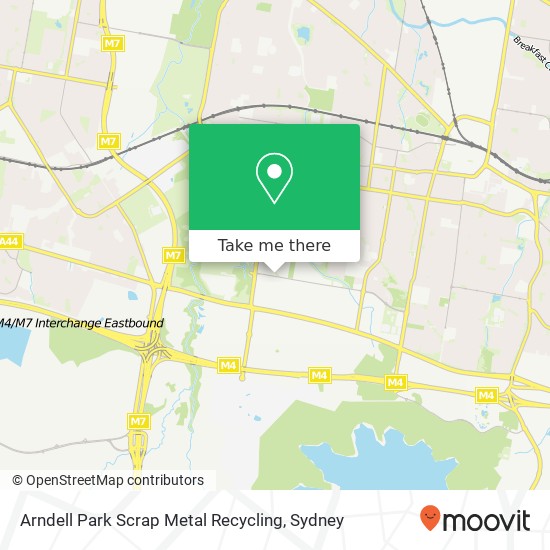 Arndell Park Scrap Metal Recycling map