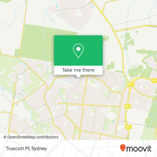 Truscott Pl map