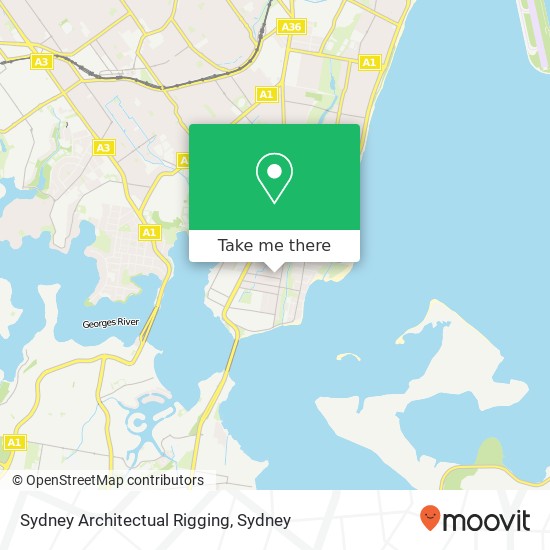 Sydney Architectual Rigging map