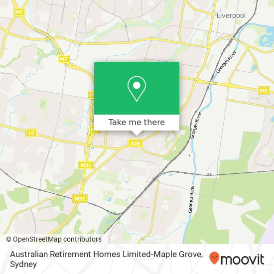 Australian Retirement Homes Limited-Maple Grove map