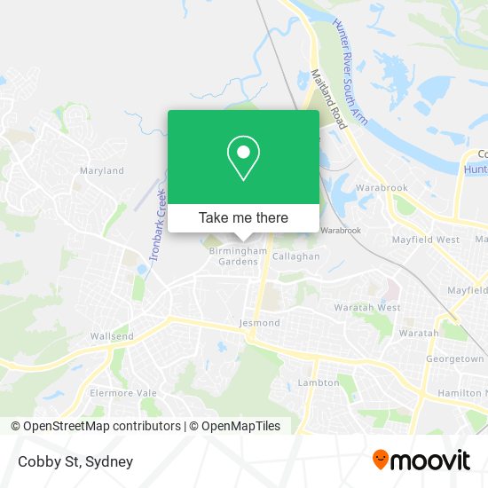 Cobby St map