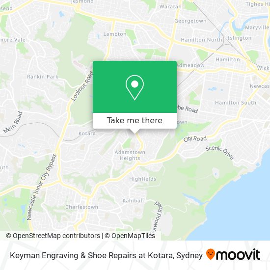 Keyman Engraving & Shoe Repairs at Kotara map