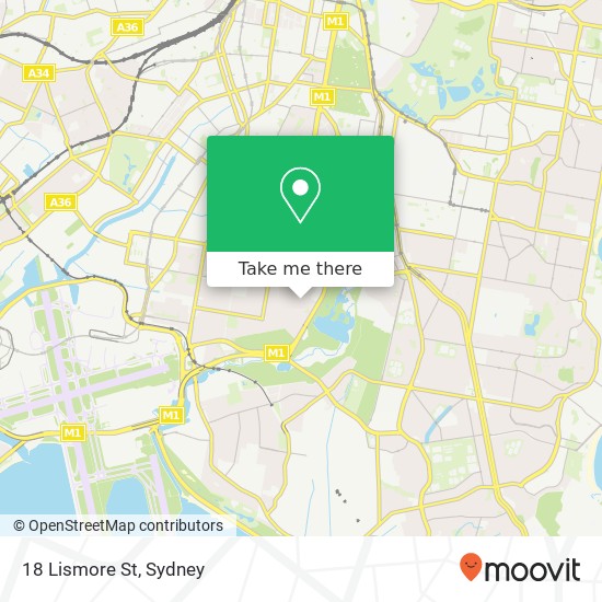 Mapa 18 Lismore St