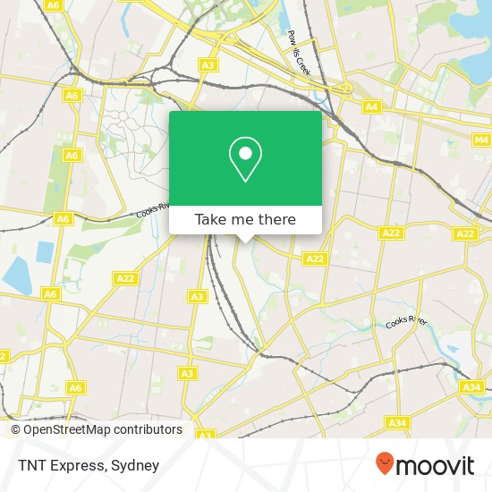 TNT Express map