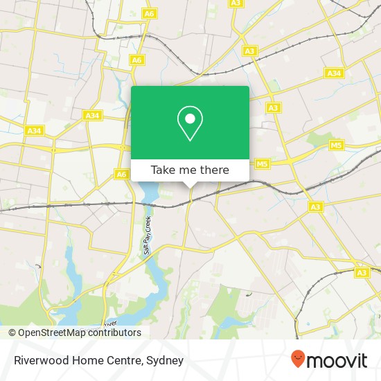 Mapa Riverwood Home Centre