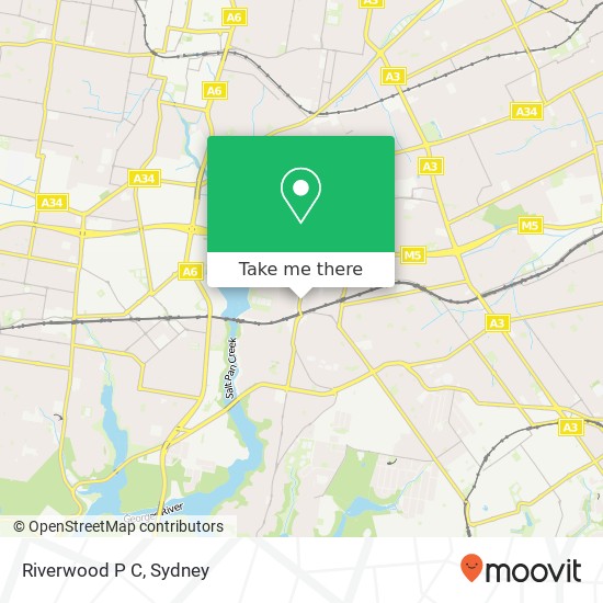 Mapa Riverwood P C