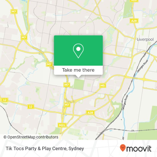 Tik Tocs Party & Play Centre map