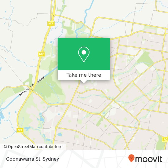 Coonawarra St map