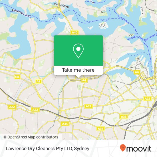 Lawrence Dry Cleaners Pty LTD map