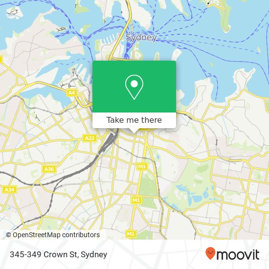 345-349 Crown St map