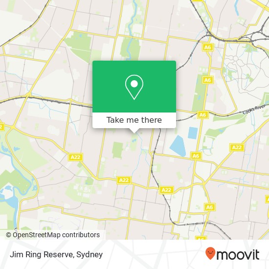 Mapa Jim Ring Reserve