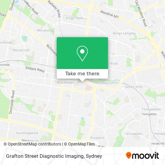 Mapa Grafton Street Diagnostic Imaging