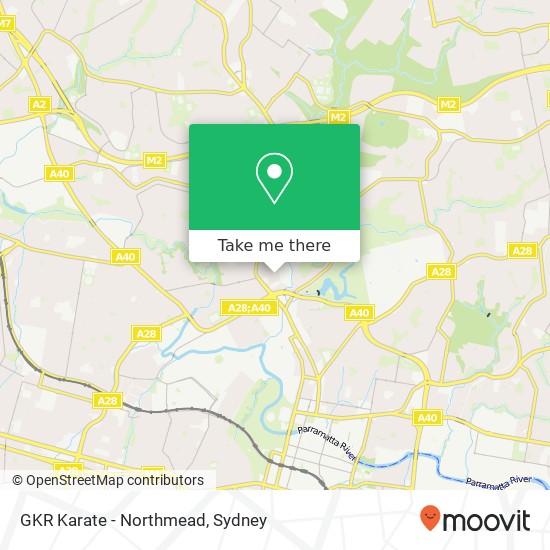 GKR Karate - Northmead map