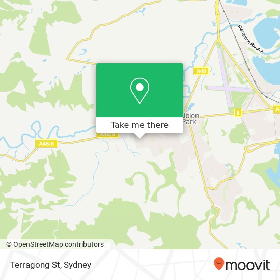 Terragong St map