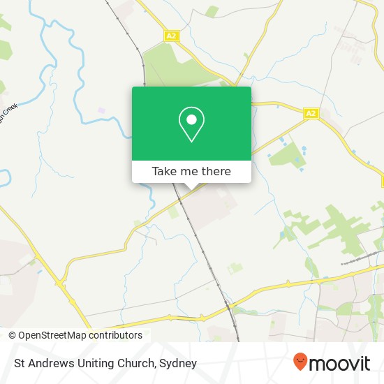 Mapa St Andrews Uniting Church