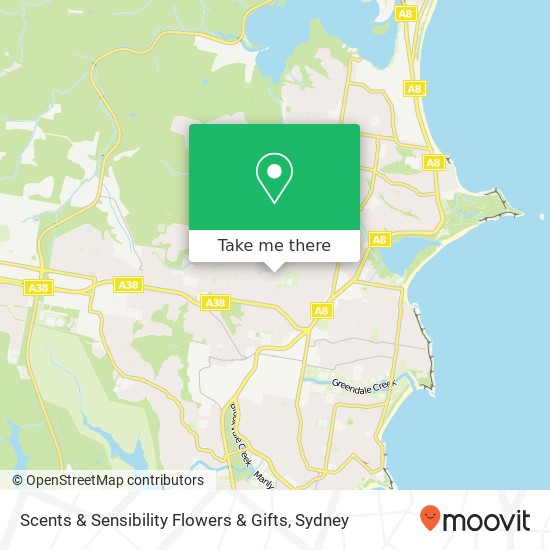 Scents & Sensibility Flowers & Gifts map