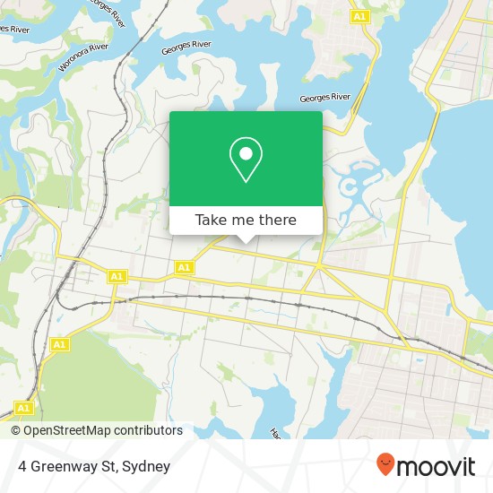 4 Greenway St map