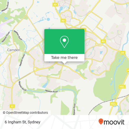 6 Ingham St map