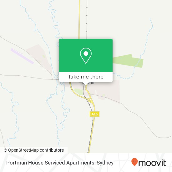 Portman House Serviced Apartments map