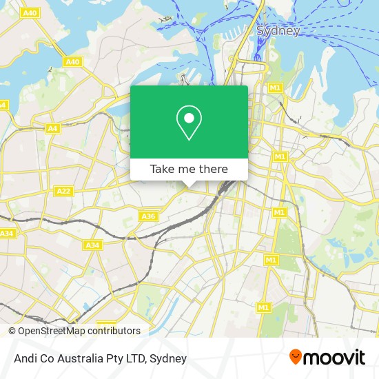 Andi Co Australia Pty LTD map