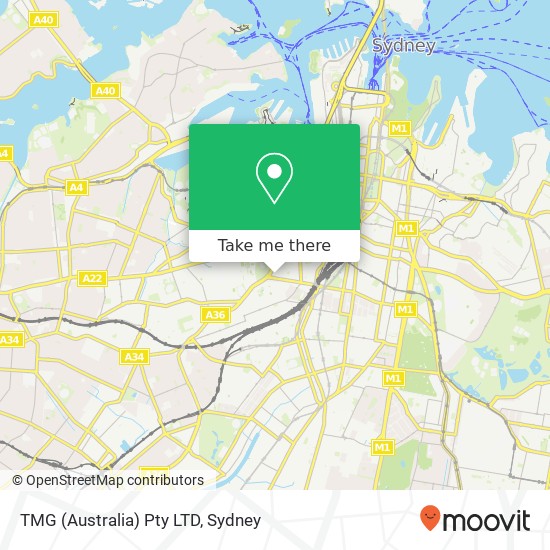 TMG (Australia) Pty LTD map