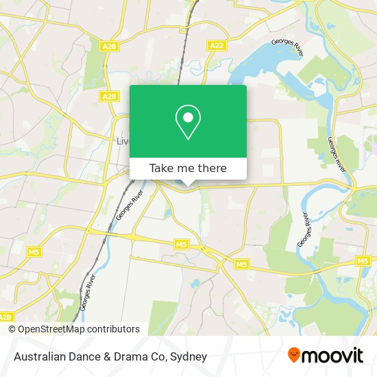 Mapa Australian Dance & Drama Co