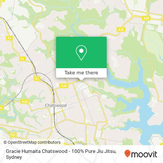 Gracie Humaita Chatswood - 100% Pure Jiu Jitsu map