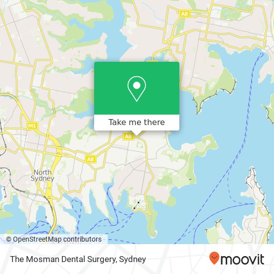 The Mosman Dental Surgery map