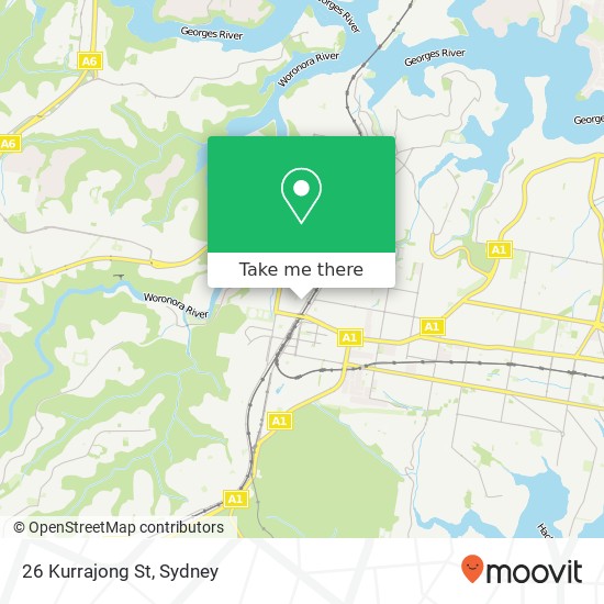 26 Kurrajong St map