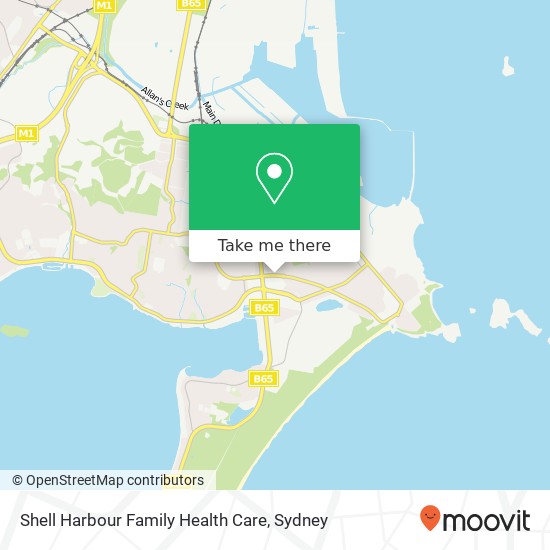 Shell Harbour Family Health Care map