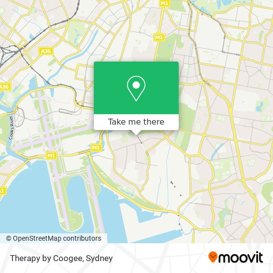 Therapy by Coogee map