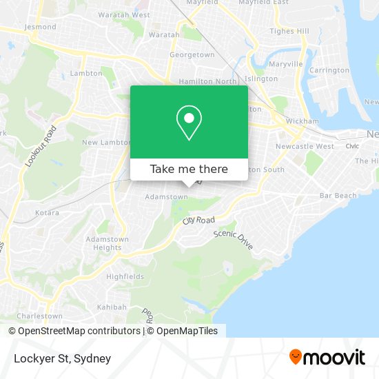 Lockyer St map
