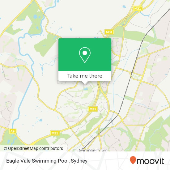 Eagle Vale Swimming Pool map