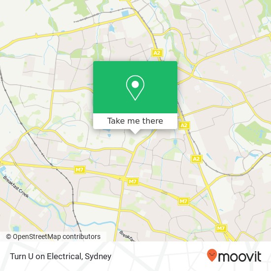 Turn U on Electrical map