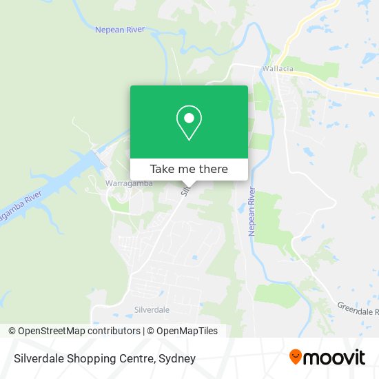 Mapa Silverdale Shopping Centre