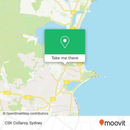 CSK Collaroy map