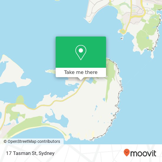 17 Tasman St map