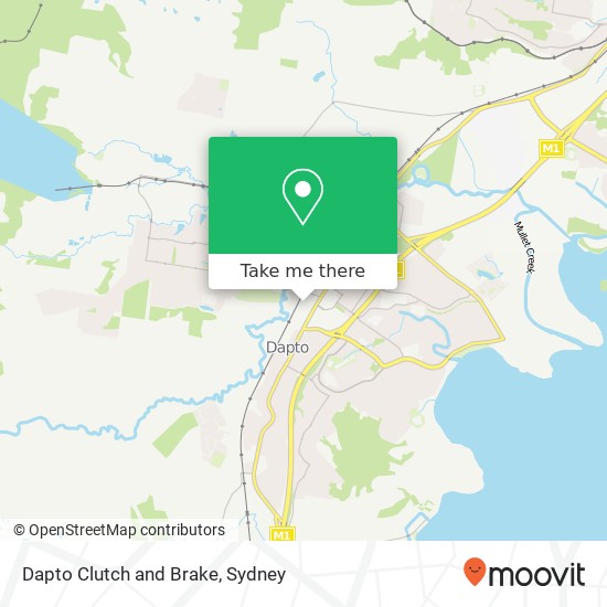 Dapto Clutch and Brake map