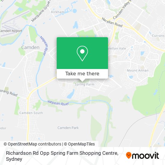 Richardson Rd Opp Spring Farm Shopping Centre map