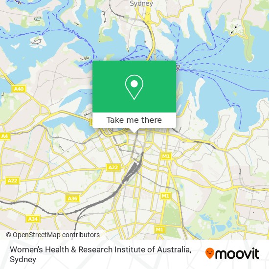 Women's Health & Research Institute of Australia map