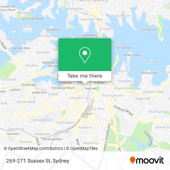 Mapa 269-271 Sussex St