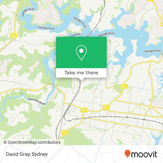 Mapa David Gray