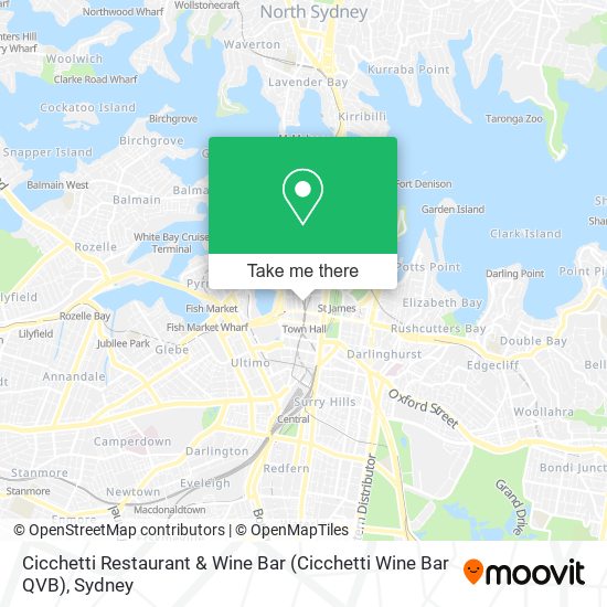 Cicchetti Restaurant & Wine Bar map