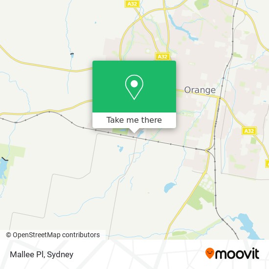 Mallee Pl map